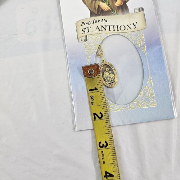 Catholic Prayer Jewelry Pray For Us ST. ANTHONY Religious Jewelry Accent - Picture 4 of 14